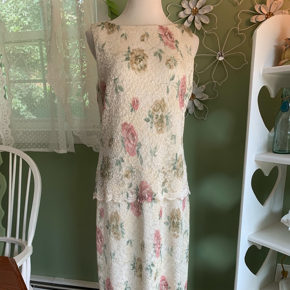 Pretty Floral Dress-barn long dress 12